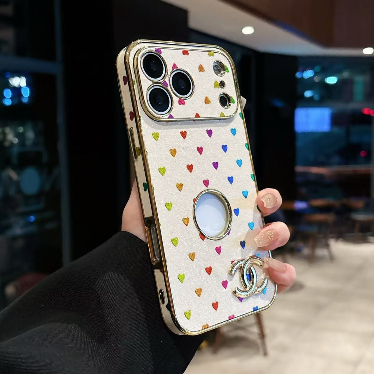 Luxury Chanel Phone Case for iPhone 12-18 Pro & Pro Max