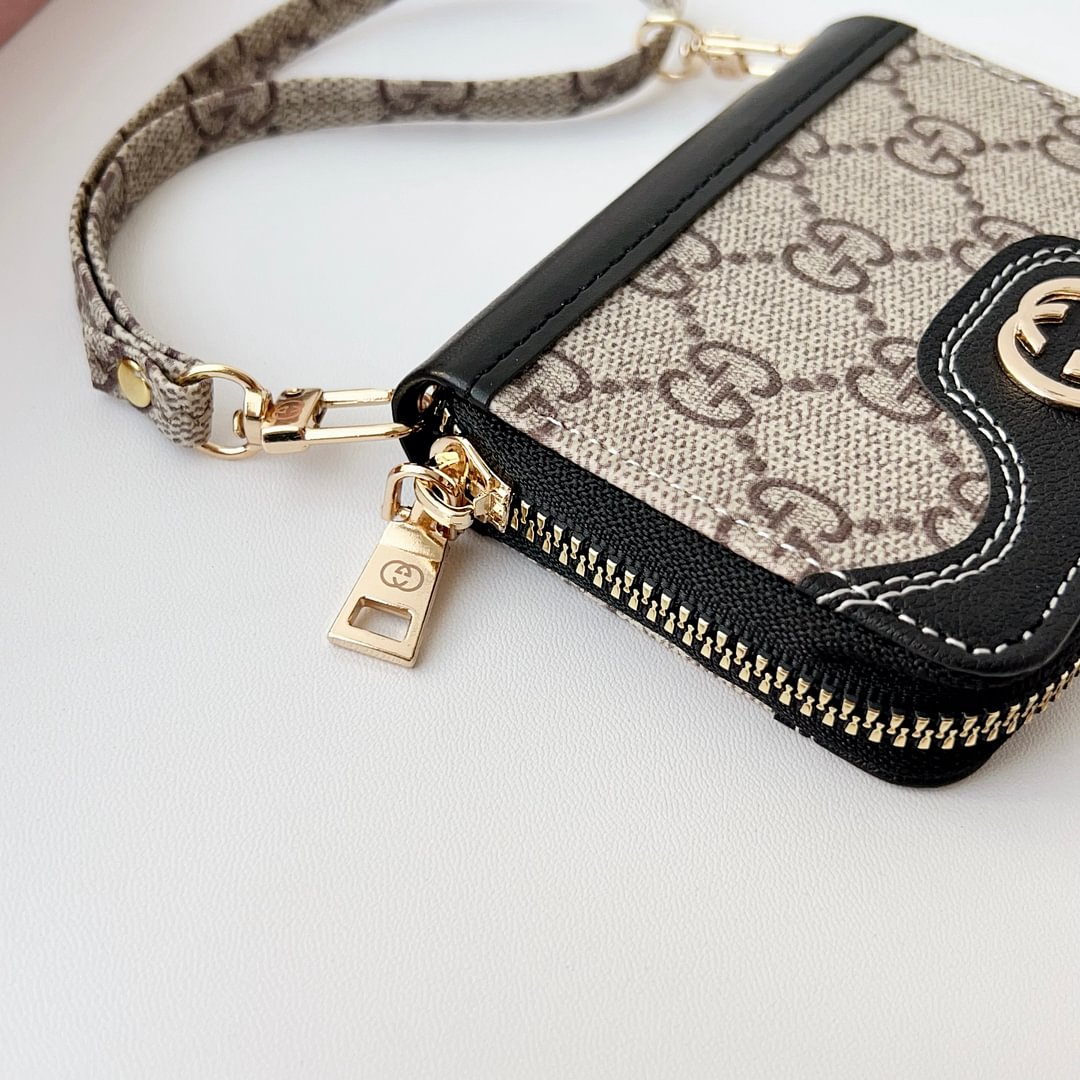 Mini Handbag Zip Wallet Gucci Card Holder Leather Coin Purse Roxy New