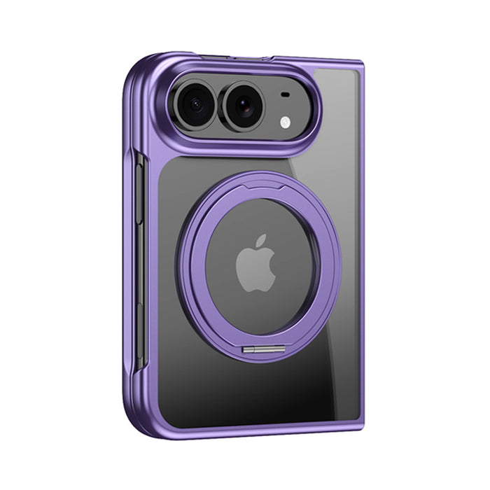 iPhone Duo Transparent Electroplated Magsafe Stand Case