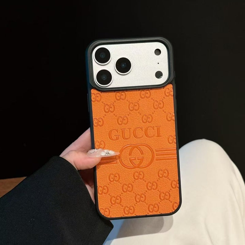 Gucci-Inspired GG Monogram Phone Case for iPhone 12-18 Pro & Pro Max