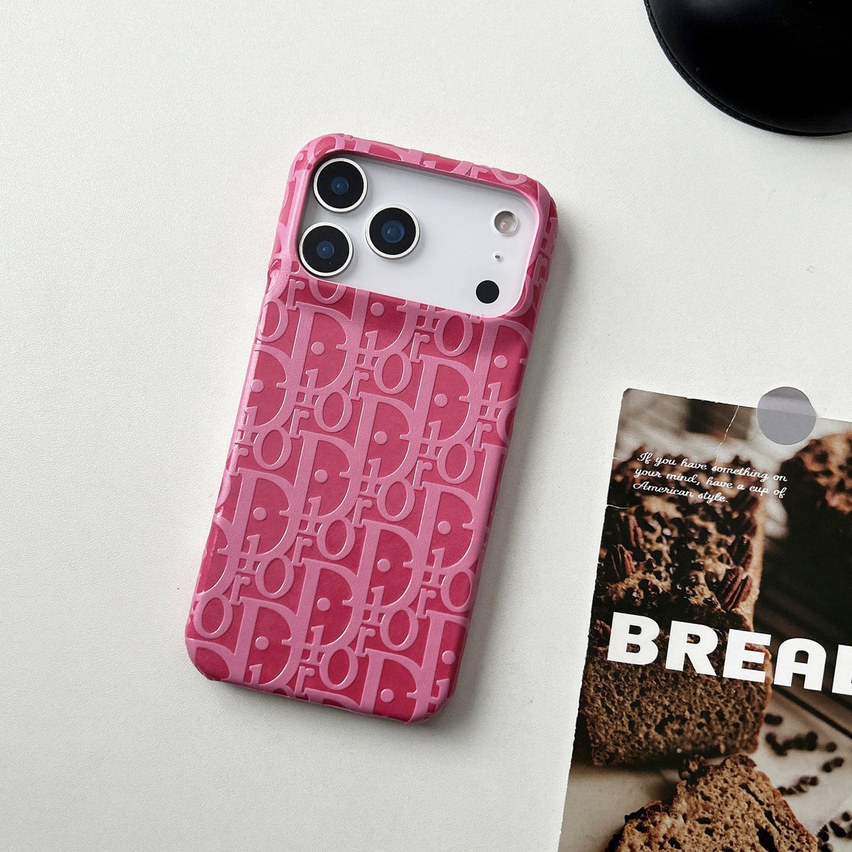 Lux Leather Dior Phone Case For iPhone 12-18 Pro & Pro Max