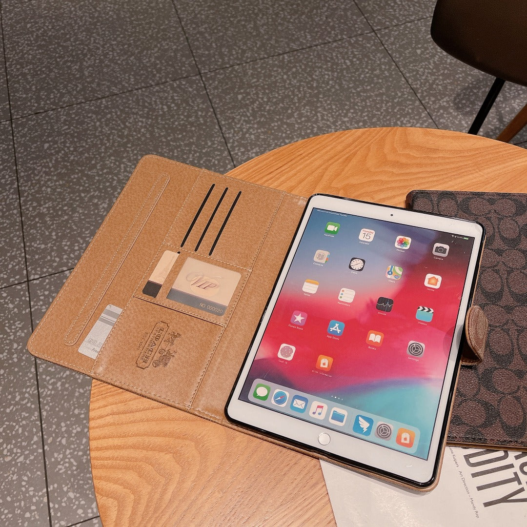 Premium Leather Classic Apple iPad Tablet Case theroxymob