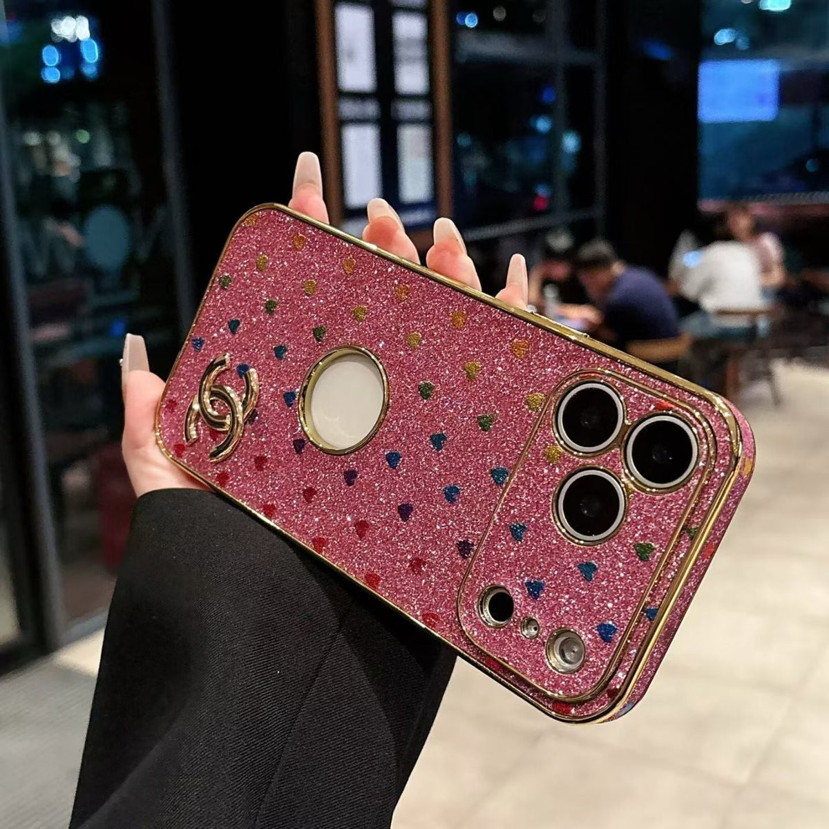 Luxury Chanel Phone Case for iPhone 12-18 Pro & Pro Max