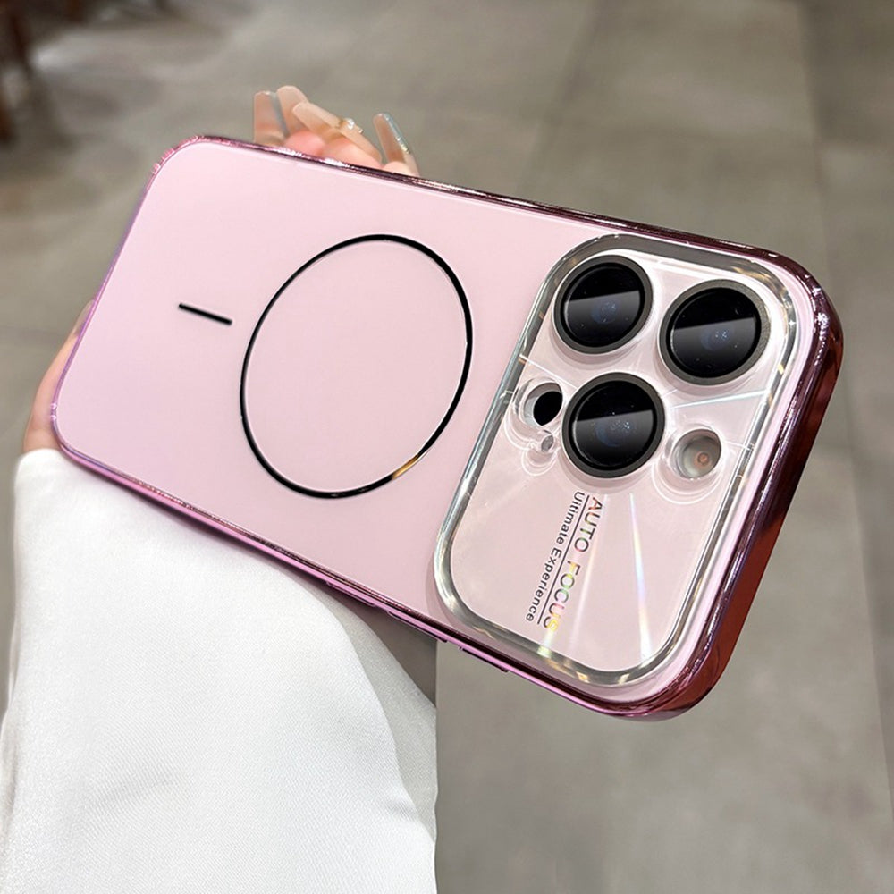 Glass Camera Lens Shell Case for iPhone 12-18 Series