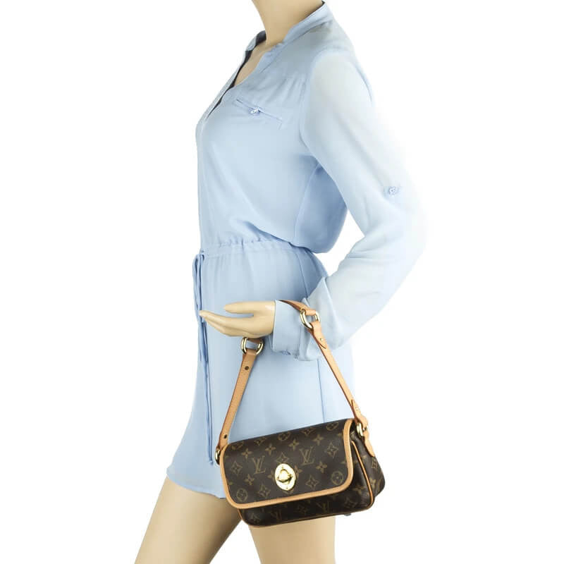 Luxury Louis Vuitton Monogram Shoulder Brown Bag