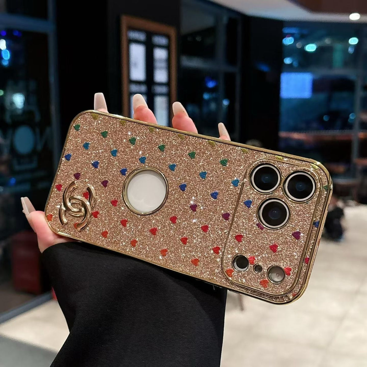 Luxury Chanel Phone Case for iPhone 12-18 Pro & Pro Max