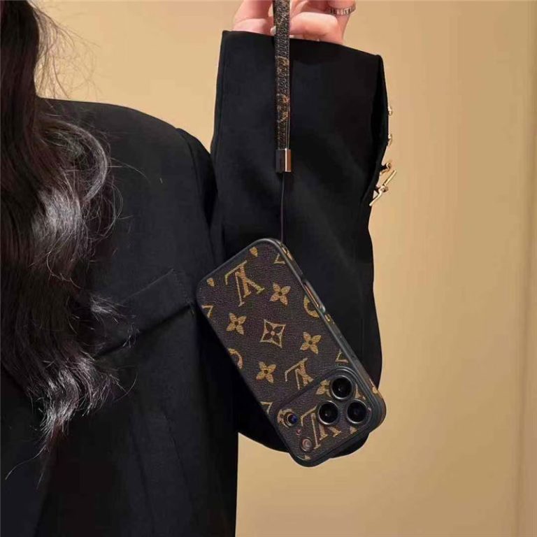 Louis Vuitton Phone Monogram Case with Strap For iPhone 13-18 Pro & Pro Max