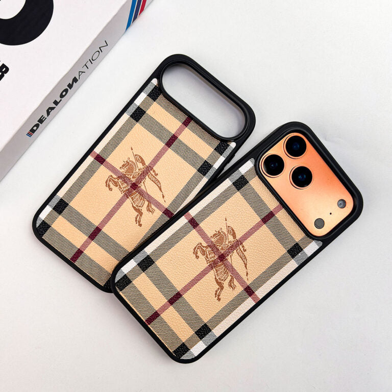 BBRY Fashion PU Leather Case for iPhone 12-18 Pro & Pro Max