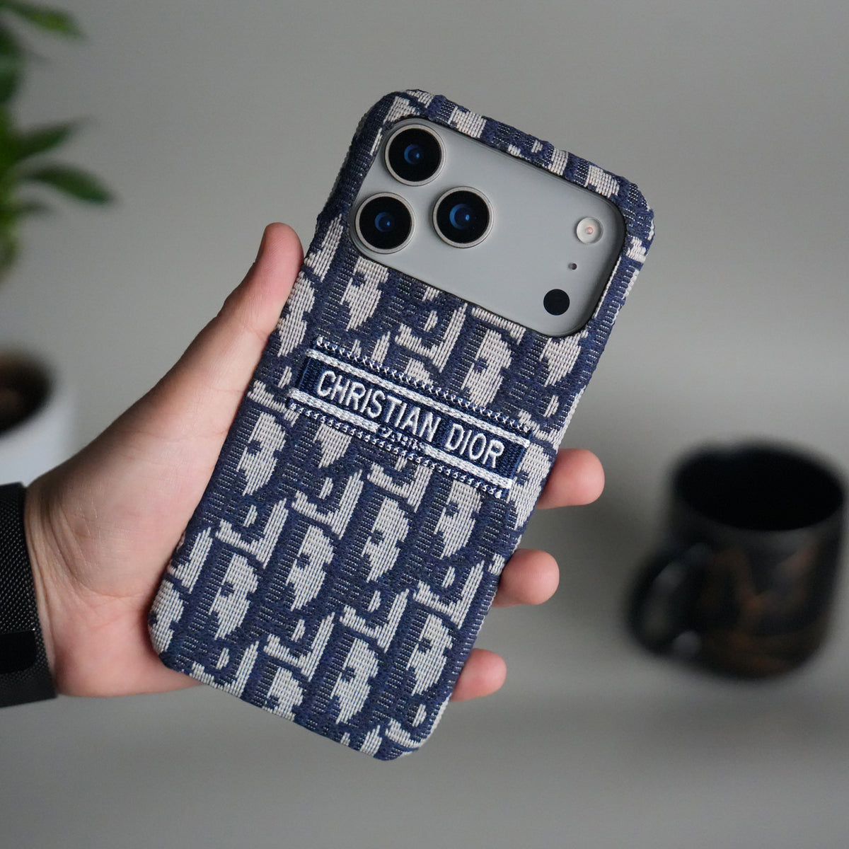 Luxury C Dior Brand Design Case for iPhone 12-18 Pro & Pro Max