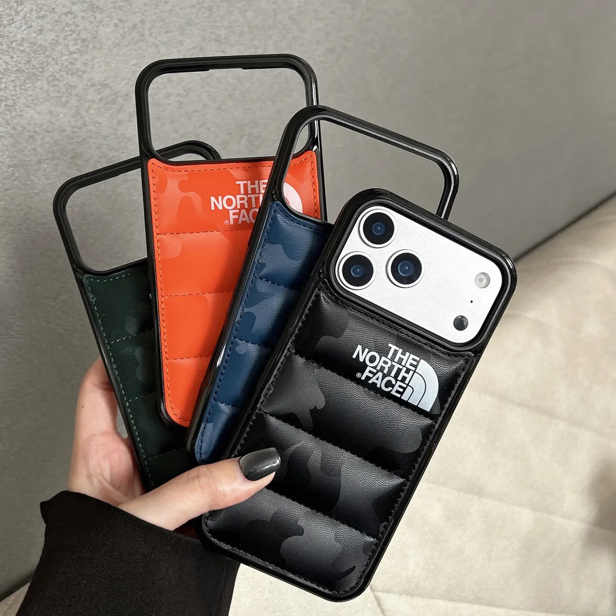 Luxury TNF Phone Case For iPhone 13-18 Pro & Pro Max