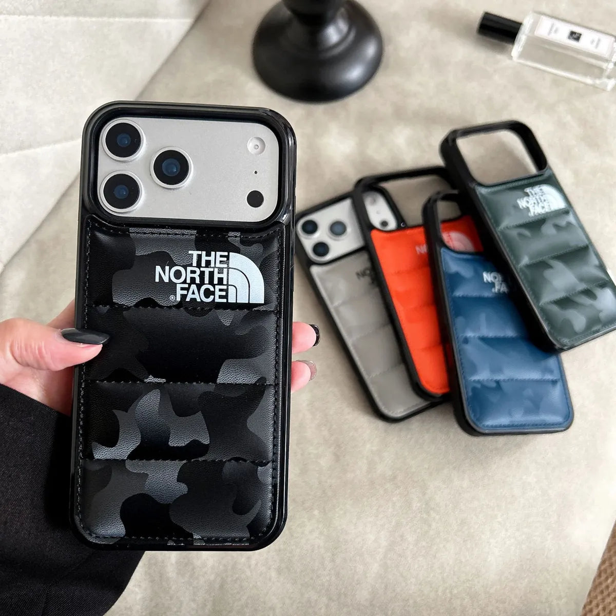 Luxury TNF Phone Case For iPhone 13-18 Pro & Pro Max