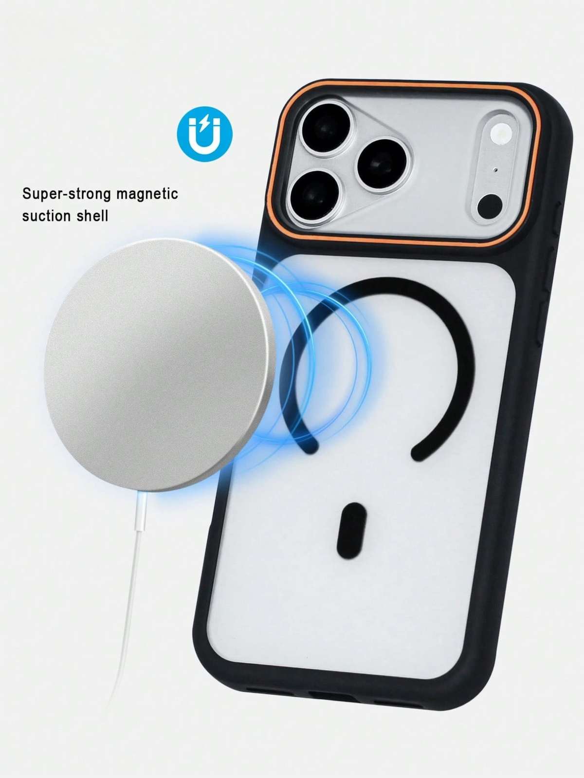 Matte Translucent Magnetic Case for iPhone 12-18 Series