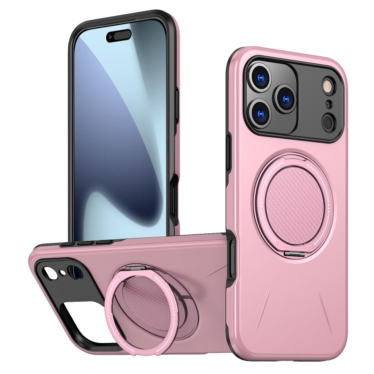 Metal Rotation Holder MagSafe TPU Hybrid Case For iPhone 13-18 Pro & Pro Max