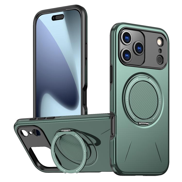 Metal Rotation Holder MagSafe TPU Hybrid Case For iPhone 13-18 Pro & Pro Max