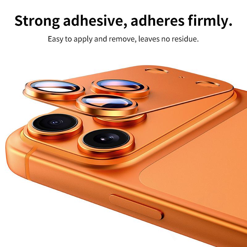 Full Coverage Frosted Metal Lens Protector For iPhone 12-18 Pro & Pro Max