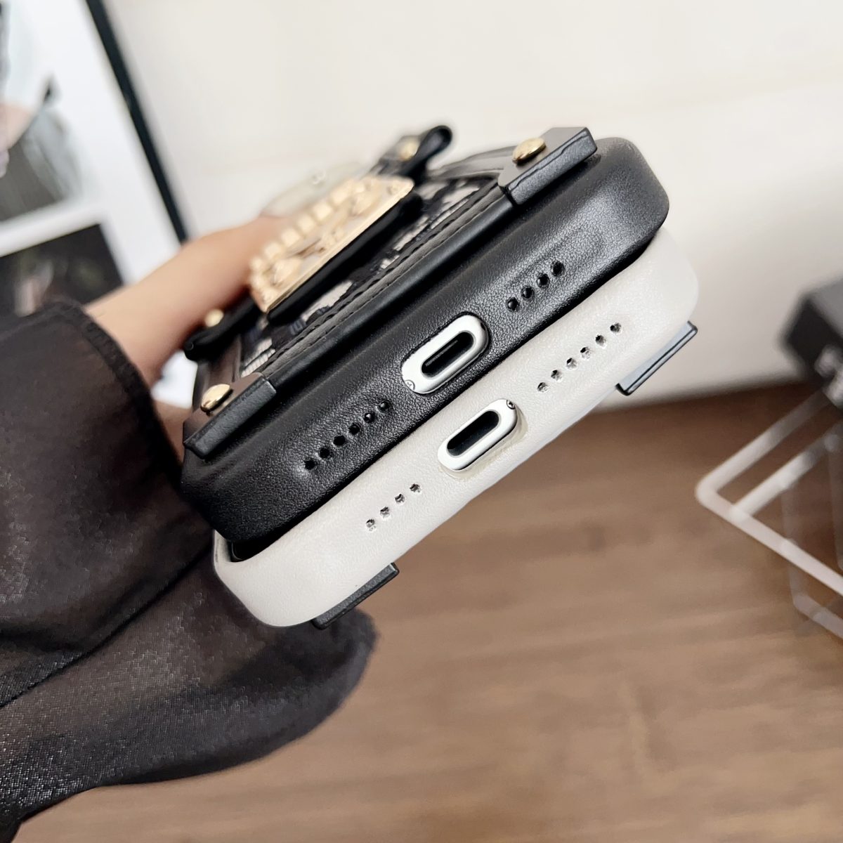 Fashion Dior Crossbody Phone Case for iPhone 13-18 Pro & Pro Max