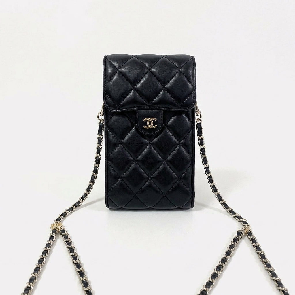 Luxury Genuine Leather Crossbody Phone Bag Elegant Tote Bag