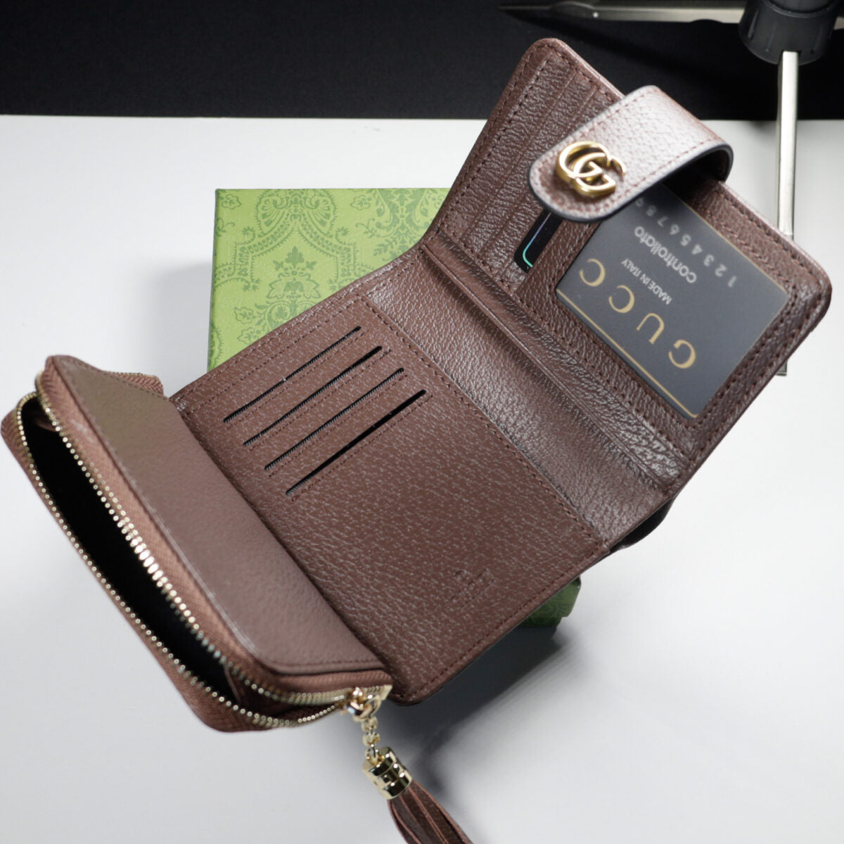 Luxury Gucci Trifold Wallet Card Holder