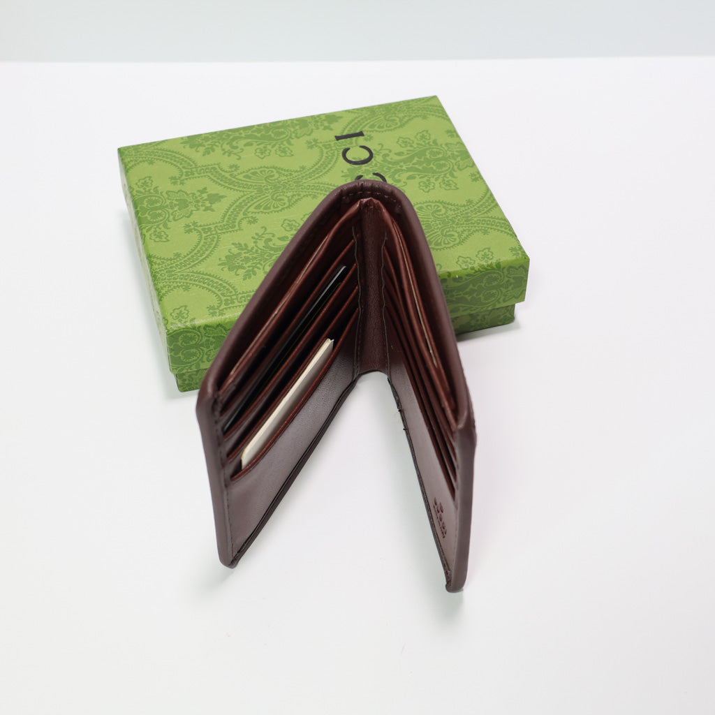 Luxury Bi Fold Web Stripe Wallet