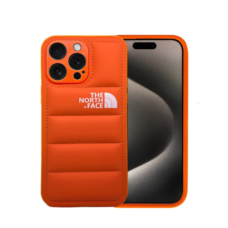 Luxury Fashion Leather The North Face Phone Case For iPhone theroxymob