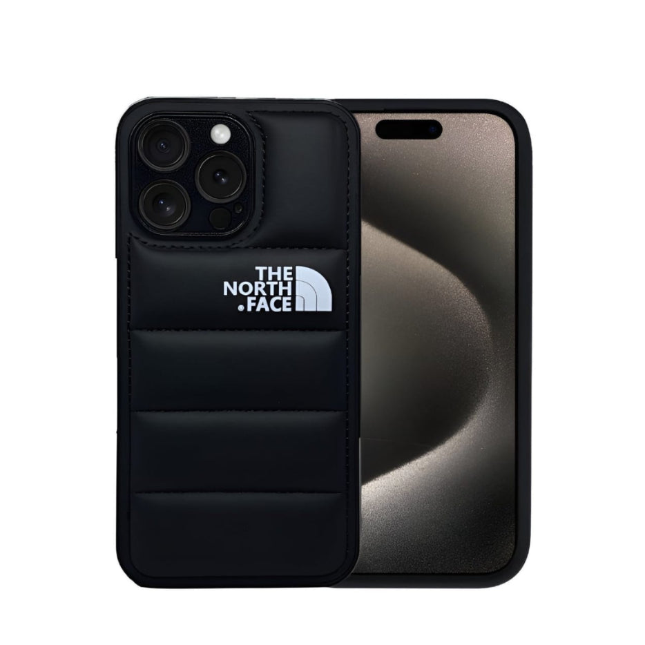 Luxury Fashion Leather The North Face Phone Case For iPhone theroxymob