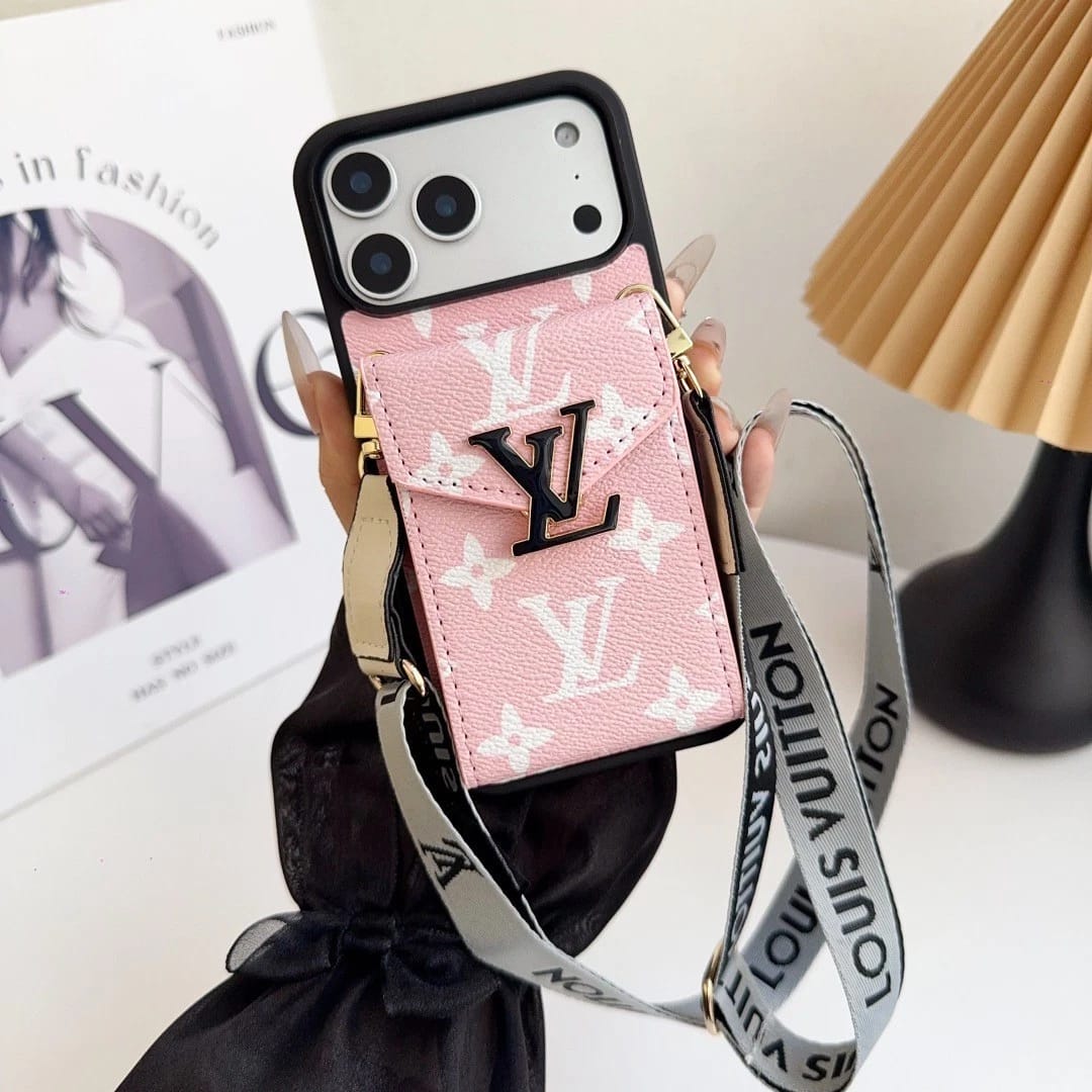 Leather Wallet Card Holder Phone Case for iPhone 12-18 Pro & Pro Max