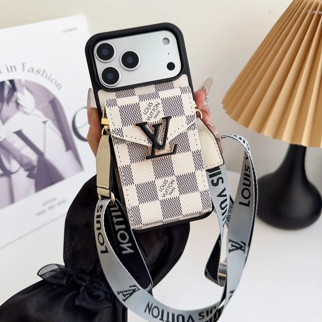 Leather Wallet Card Holder Phone Case for iPhone 12-18 Pro & Pro Max