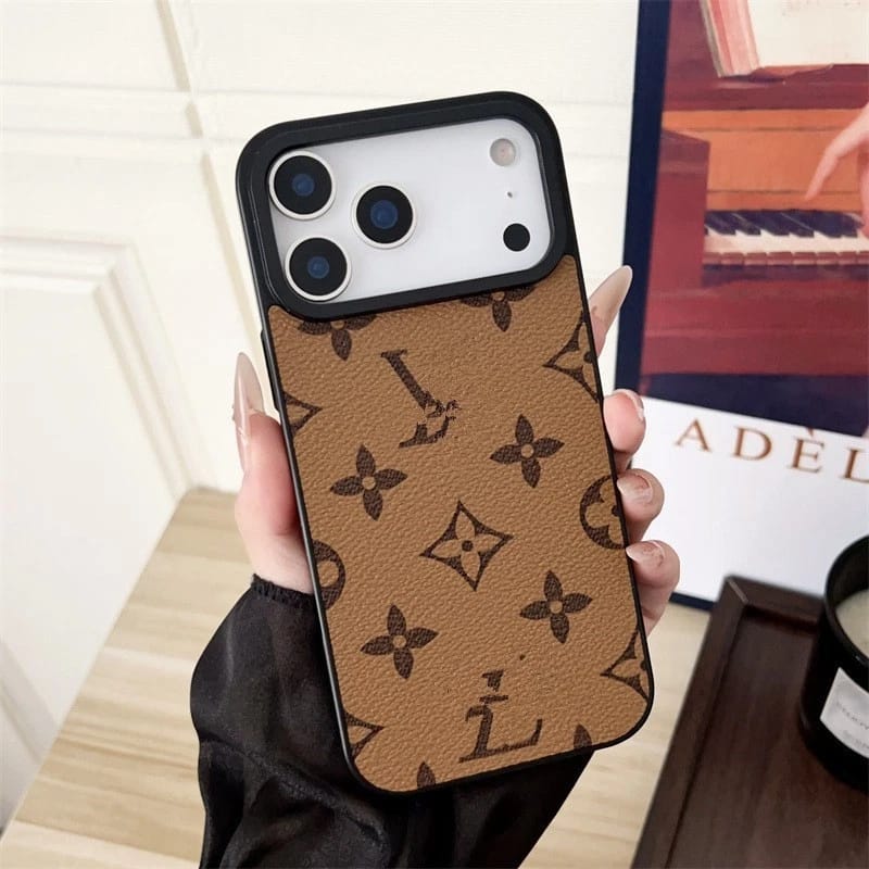 Luxury Designer Leather Phone Case For iPhone 12-18 Pro & Pro Max