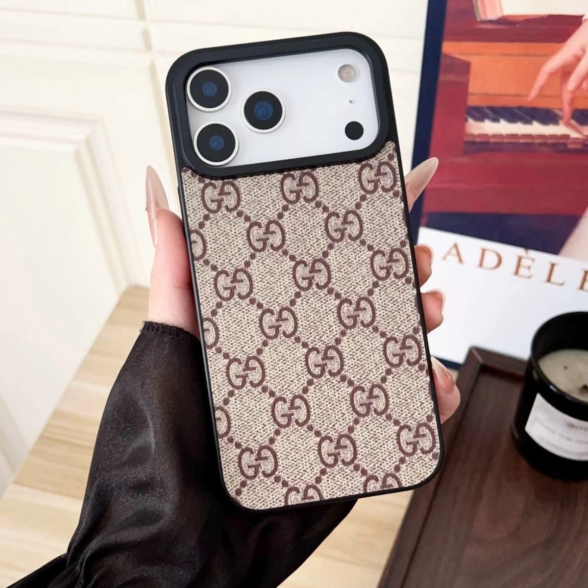 Luxury Designer Leather Phone Case For iPhone 12-18 Pro & Pro Max