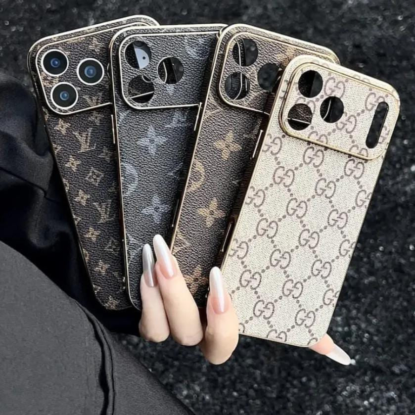 Lv Luxury Phone Case For iPhone 12-18 Pro & Pro Max