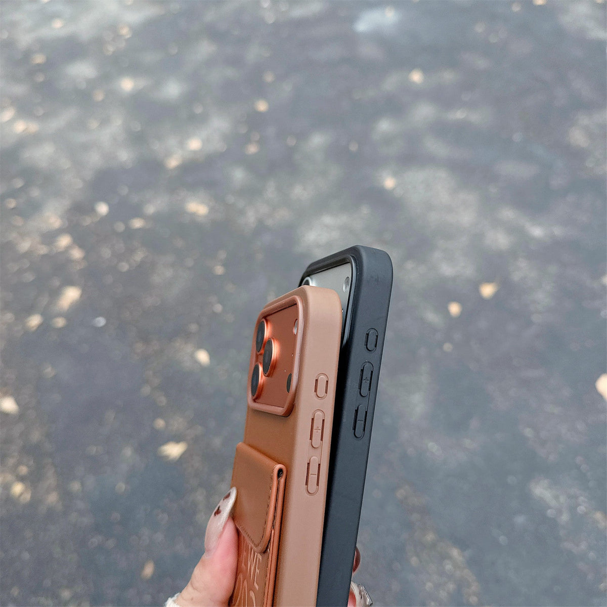 Premium Loewe Phone Case with Black Shoulder Strap For iPhone 12-18 Pro & Pro Max