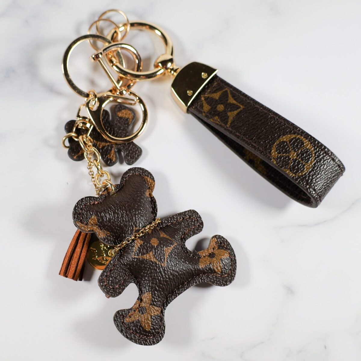 Luxury Bear Key Chain Bag Charm Accessory