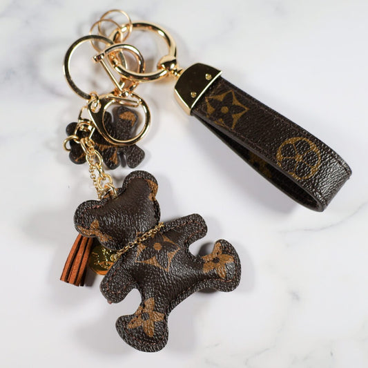 Luxury Bear Key Chain Bag Charm Accessory