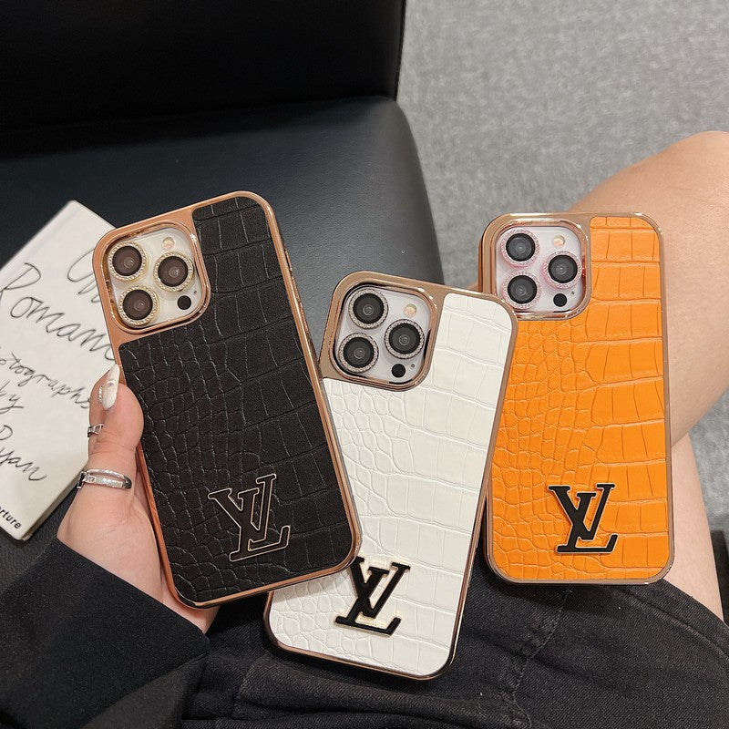 Premium Crocodile Pattern Color iPhone Case Roxy New 2