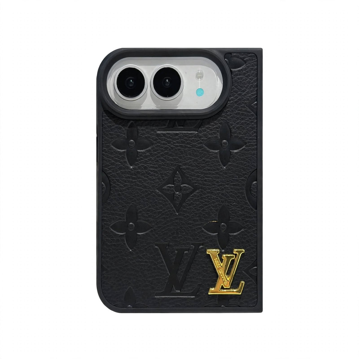 Luxury Louis Vuitton Embossed Floral Monogram Case for iPhone Duo