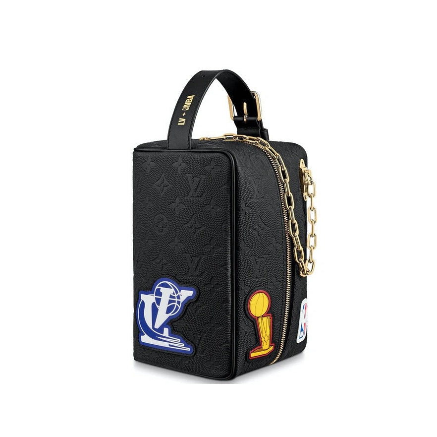 Louis Vuitton x NBA Hero Jacket Leather Cloackroom Dopp Kit Monogram Black