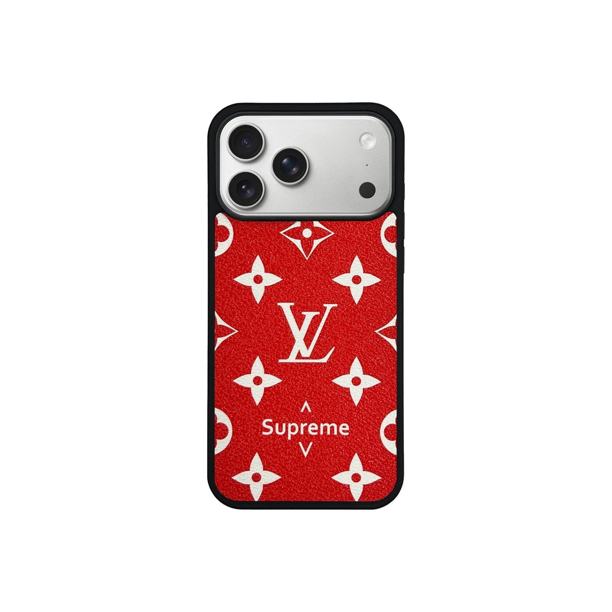 Louis Vuitton Red Monogram Magsafe Case for iPhone 12-18 Pro & Pro Max