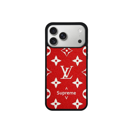 Louis Vuitton Red Monogram Magsafe Case for iPhone 12-18 Pro & Pro Max