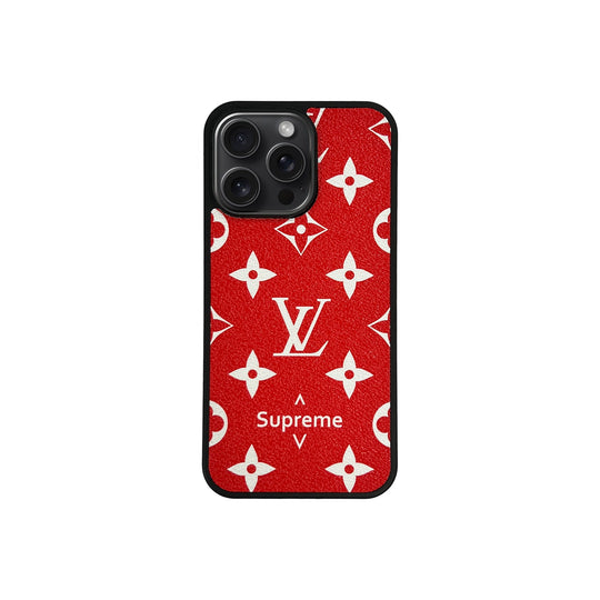Louis Vuitton Red Monogram Magsafe Case for iPhone 12-18 Pro & Pro Max