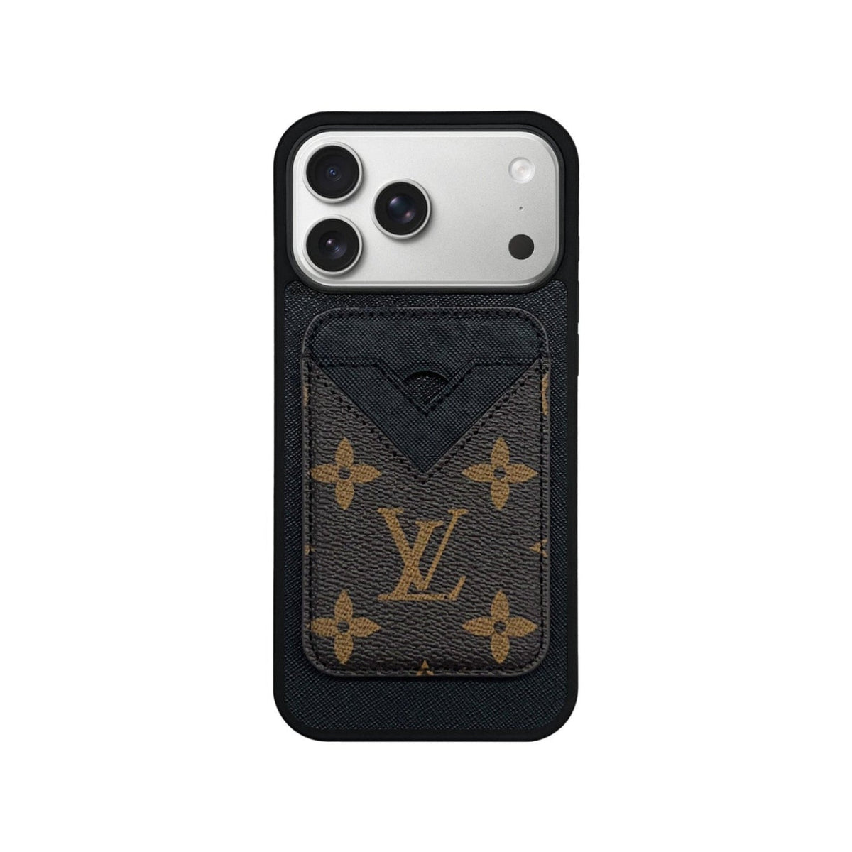 Louis Vuitton Case with Card Holder for iPhone 12-18 Pro & Pro Max