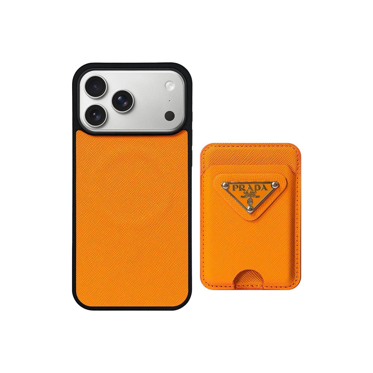 Prada MagSafe Card Holder Case For iPhone 13-18 Pro & Pro Max