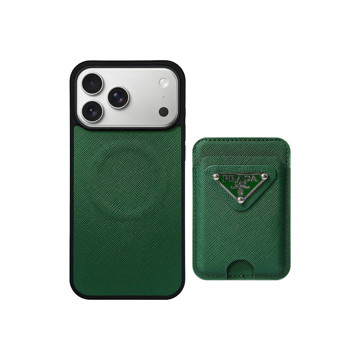 Prada MagSafe Card Holder Case For iPhone 13-18 Pro & Pro Max