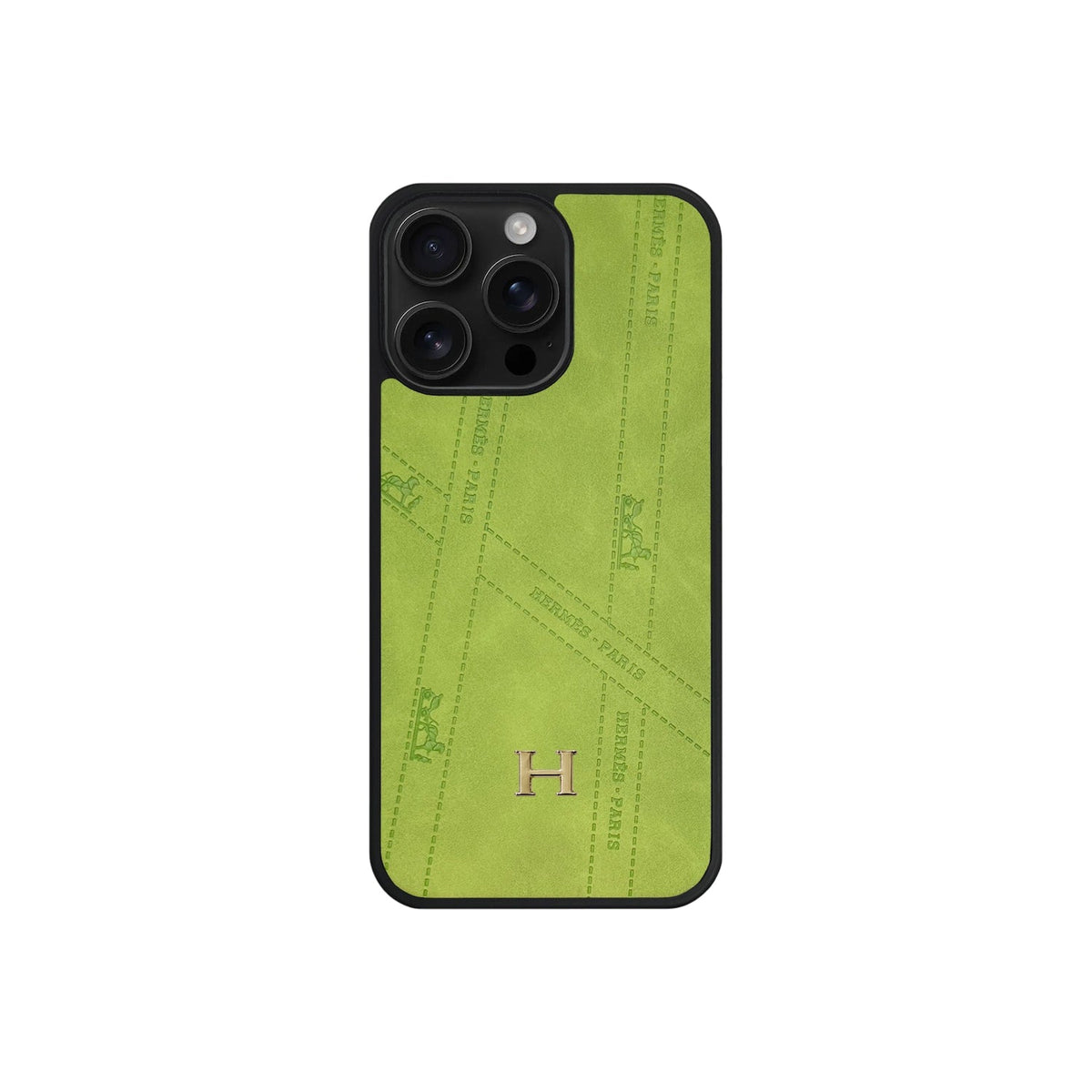 HRM Leather Minimalist Case with Contrast Border