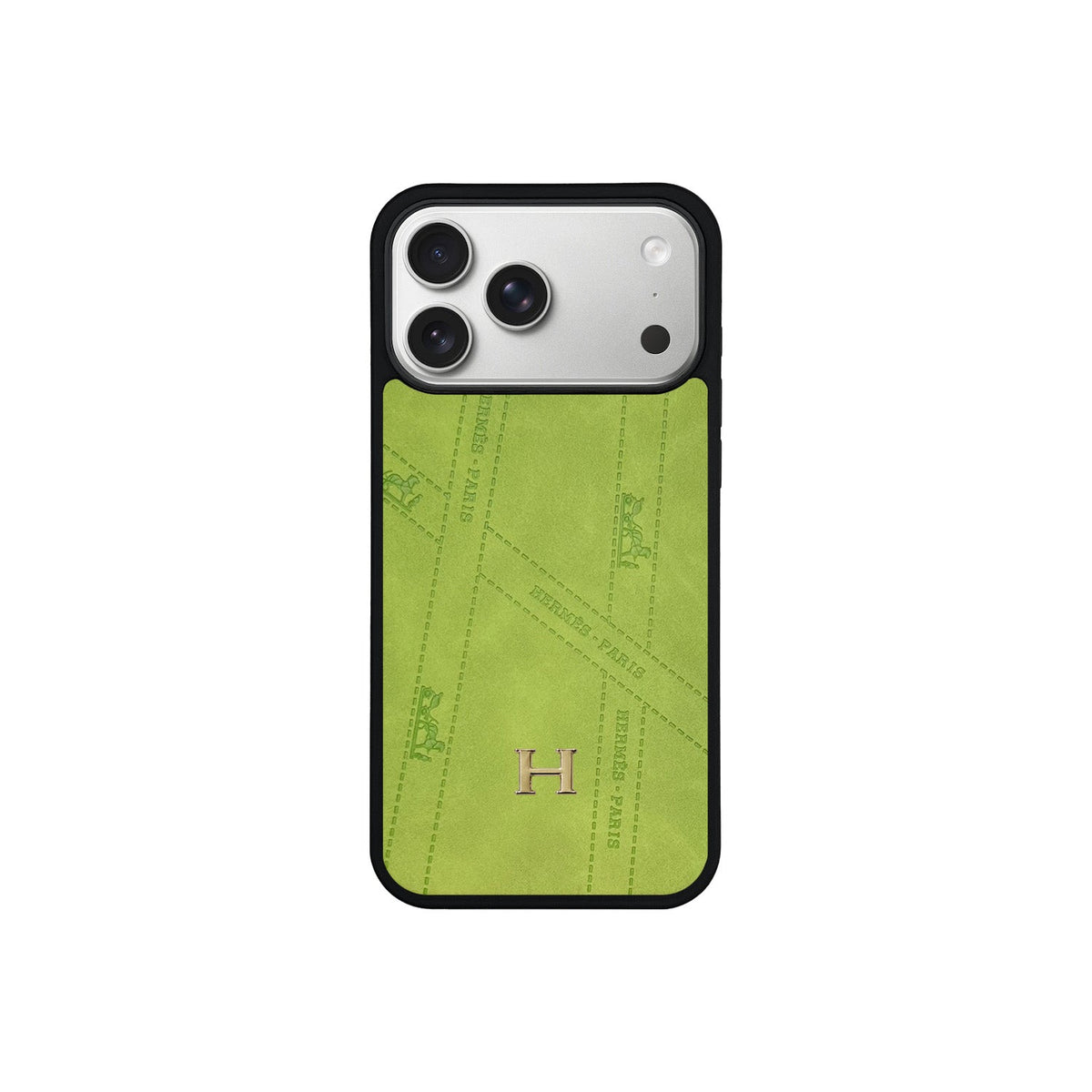 HRM Leather Minimalist Case with Contrast Border