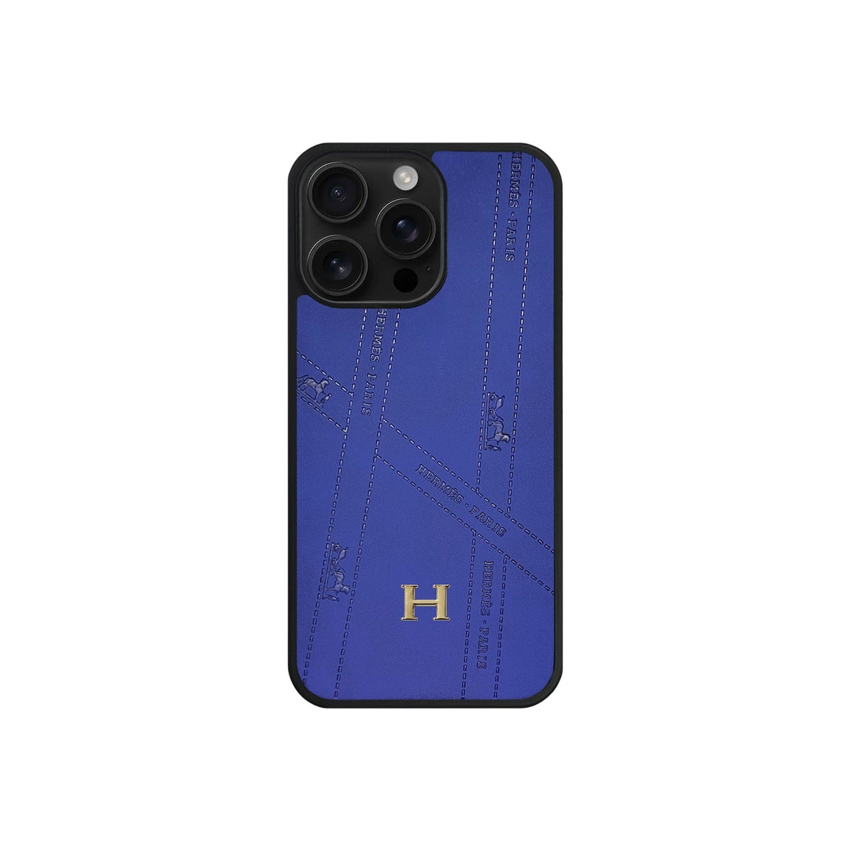 HRM Leather Minimalist Case with Contrast Border