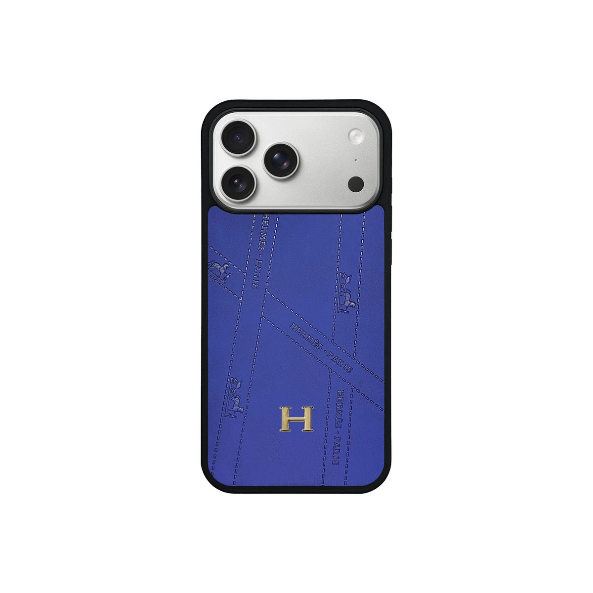 HRM Leather Minimalist Case with Contrast Border
