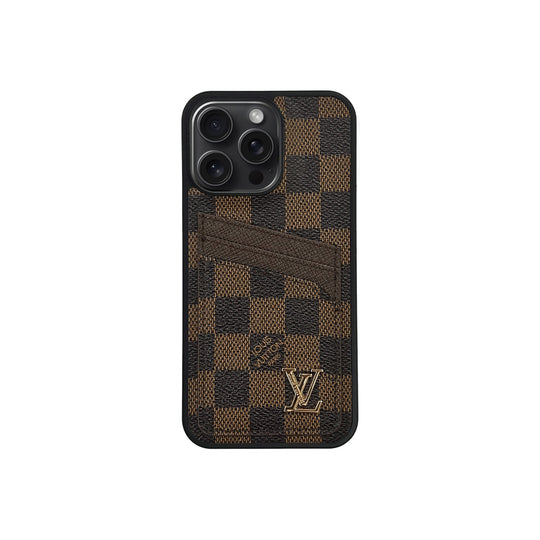 LV Brown Classic MagSafe Case for iPhone 12-18 Pro & Pro Max