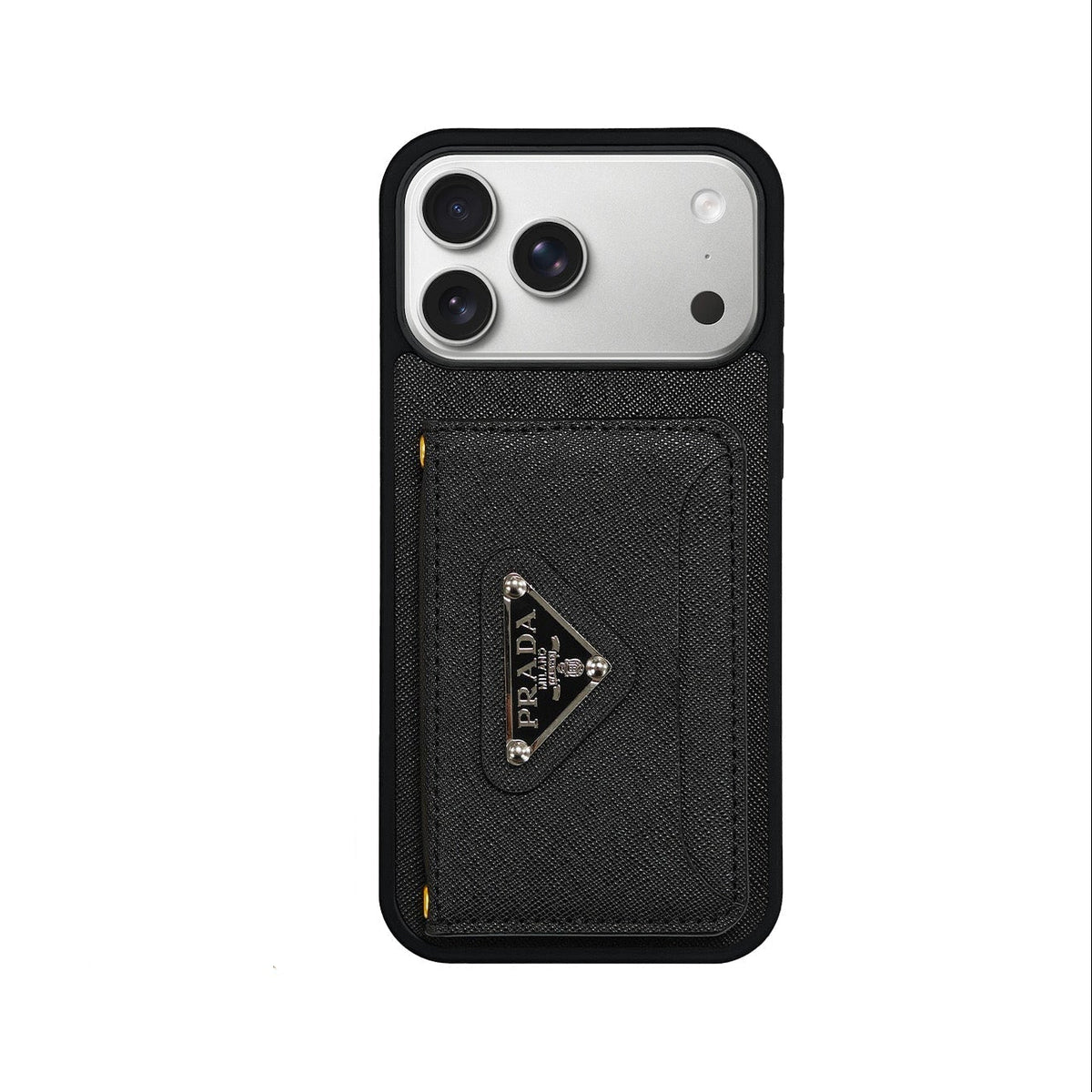 Luxury Phone Case Logo Card Holder & Lanyard For iPhone 13-18 Pro & Pro Max
