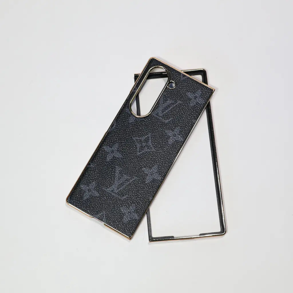 LV Monogram Slim Luxury Case for Samsung Z Fold 3-7