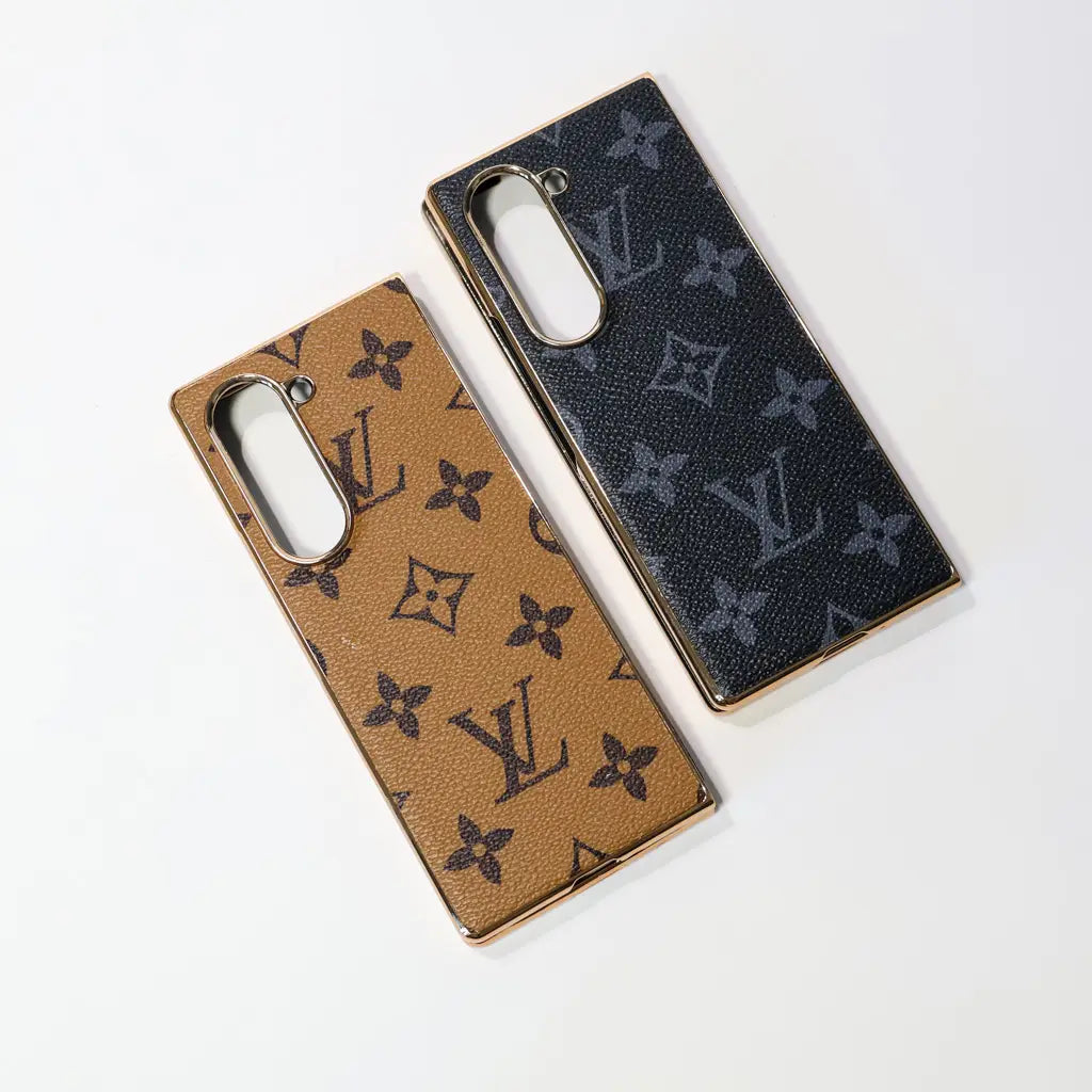 LV Monogram Slim Luxury Case for Samsung Z Fold 3-7
